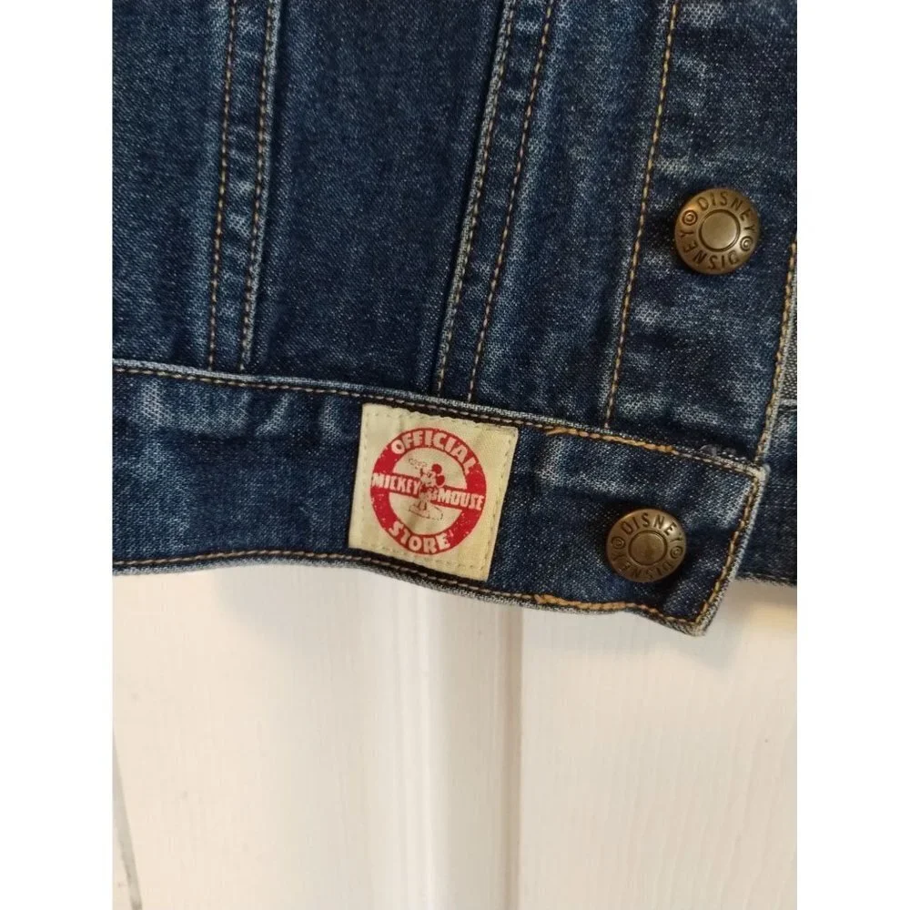 Disney Mickey Mouse children's Official Mickey store denim button‎ down j…